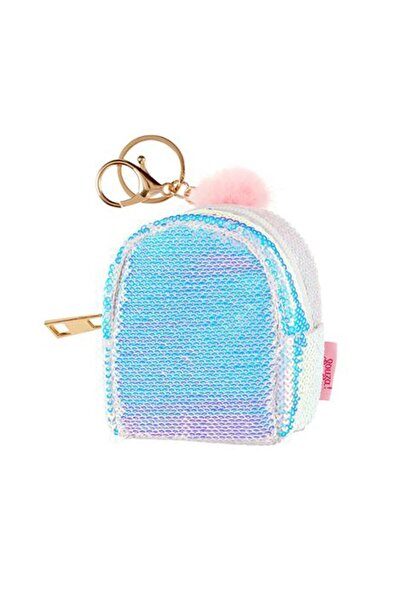 DE SOUZA Sequin wallet for girls, blue