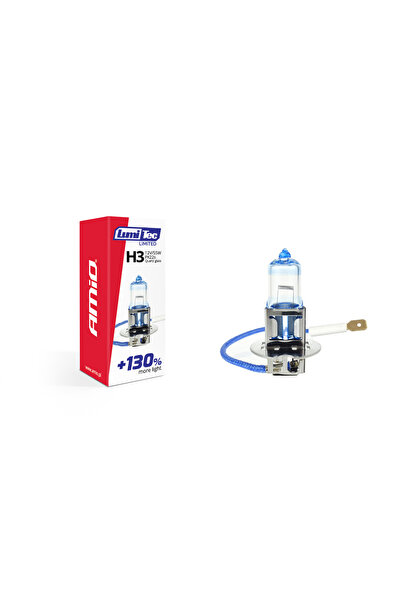 OEM Λάμπα αλογόνου Bec H3 12V 55W LumiTec LIMITED + 130%