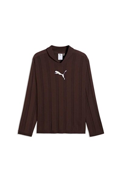 Puma تي شيرت بولو بأكمام طويلة للرجال T7