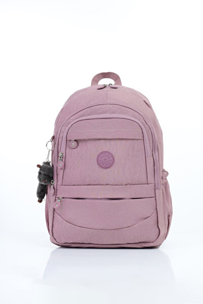 D'VERS Vital Series Fuchsia Crinkle Waterproof Fabric Stylish Daily Backpack ...