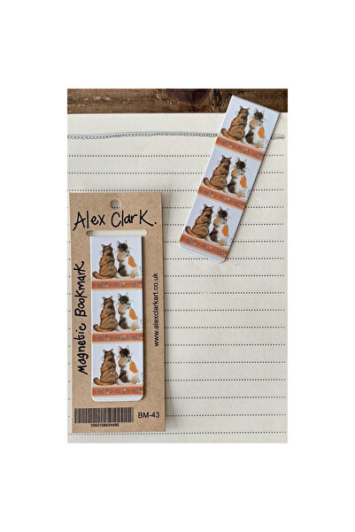 Alex Clark Semn de carte magnetic 2 koty tylem, 46x118 mm, in blister, multic...