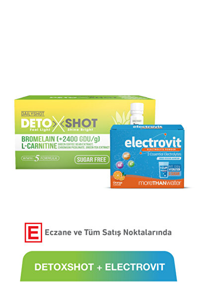 DAILYSHOT Detox 21 Shot & Electrovit Portakal