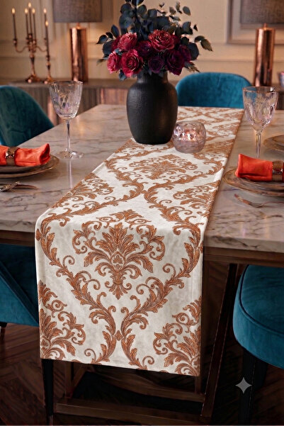 EFSANE PET Premium Table Runner with Digital Printing, Abstract Patterned Dec...