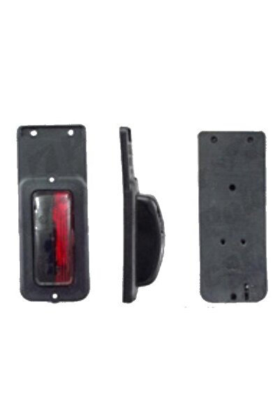 RapidAuto Lampa gabarit Universal, 12/24V,55x135x35mm, rosu-negru, omologare ...