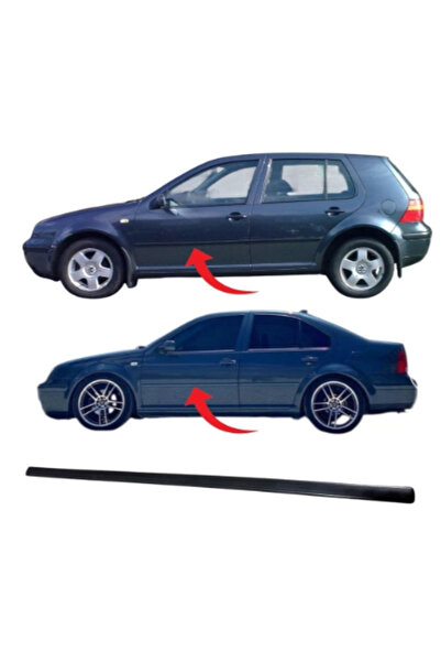 gkl Golf4-Bora Door Strip Front Left Satin Black 1998-2004 1J4853515J