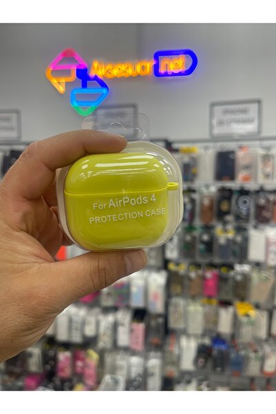 eaksesuarnet AirPods 4Th Generation Compatible Suede Textured Launch Silicone...
