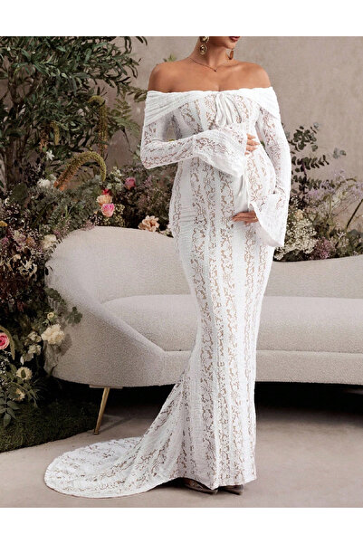 Evendi Rochie lunga, Alb