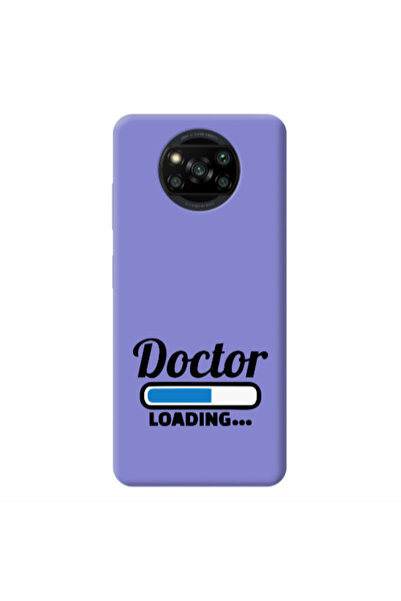 Other Xiaomi Poco X3 /X3 Pro Doctor Loading Purple Colored Silicone TPU Θήκη