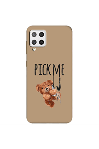 Other Samsung A42 5G Pick me Brown Colored Silicone TPU Θήκη