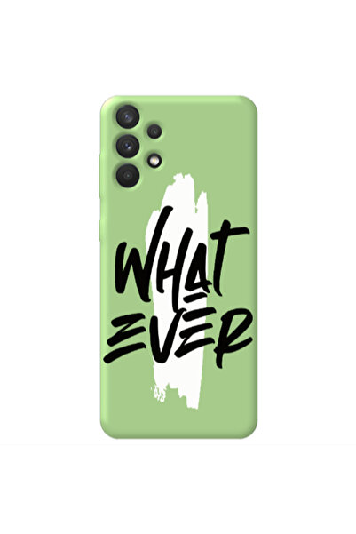 Other Samsung A32 4G What Ever Light Green Colored Silicone TPU Θήκη
