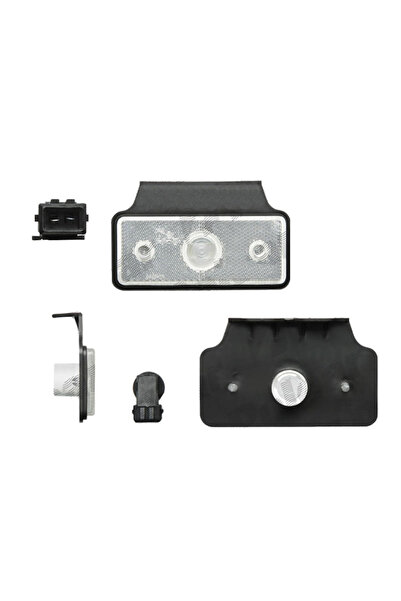 RapidAuto Lampa gabarit auto 12/24V dreptunghiulara Alba , 110x45mm, cu supor...