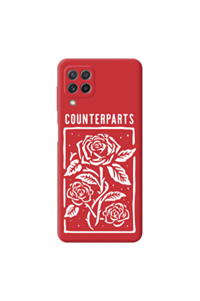 Other Samsung A22 4G Counterparts Red Colored Silicone TPU Θήκη