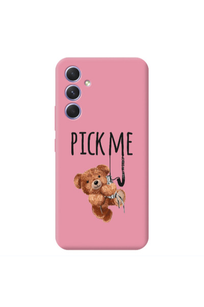 Other Samsung A54 Pick me Pink Colored Silicone TPU Θήκη