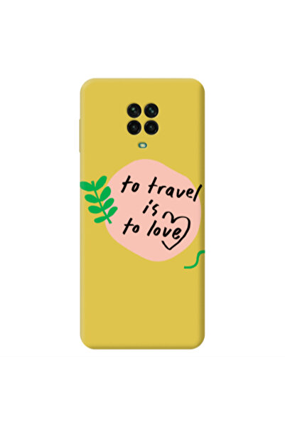 Other Xiaomi Redmi Note 9 Pro To Travel is to Love Yellow Colored Silicone TP...