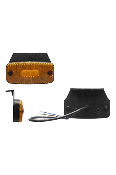 RapidAuto Lampa gabarit auto 24V dreptunghiulara Portocaliu cu LED, 110x53mm ...