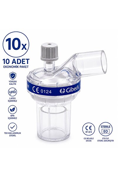 GİBECK HME Bakteri Filtresi Humid-Vent Filter Pedi 11011. (10 adet)