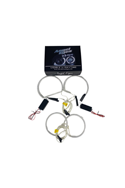 OEM Δαχτυλίδια angel eyes για BMW X5 (1999-2005) - κίτρινα