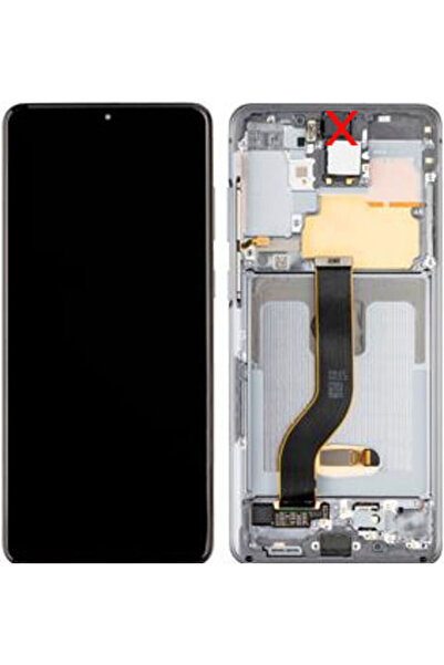 Samsung Οθόνη OLED με μηχανισμό αφής για Galaxy S20 Plus (Γκρι) Κωδικός: GH82...