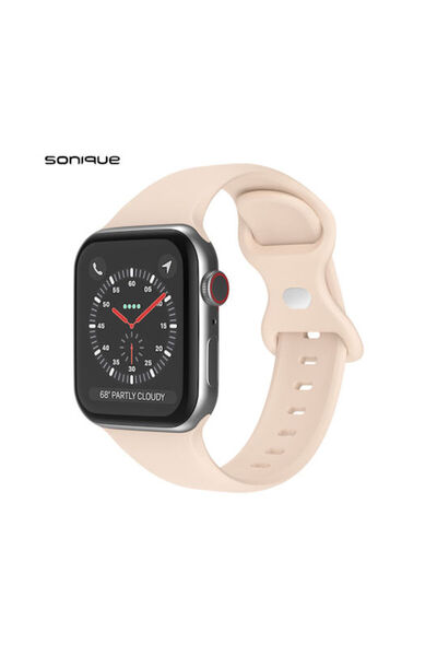 Other Λουράκι Sonique Butterfly από Σιλικόνη Ροζ Χρυσό (Apple Watch 44/45/46m...