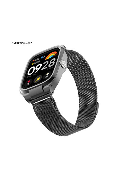 Other Λουράκι Sonique από Ανοξείδωτο Ατσάλι Μαύρο (Redmi Watch 4 / Redmi Watc...