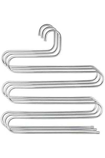 Yıldızan Albemo 5-Tier Metal Pants and Scarf Hanger - 3 Pieces 888483