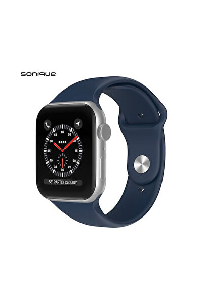 Other Sonique Μαλακό Λουράκι Σιλικόνης Ναυτικό Μπλε (Apple Watch 44/45/46mm/U...