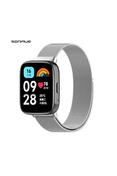 Other Λουράκι Sonique από Ανοξείδωτο Ατσάλι Ασημί (Redmi Watch 3 Active)