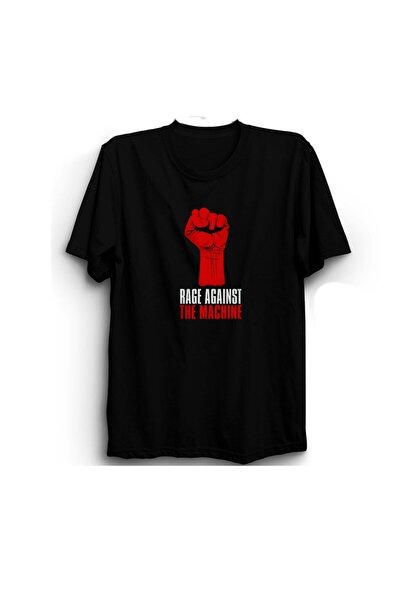 ZOKAWEAR Rage Against The Machine, Red Fist, Rock Metal Band T-Shirt