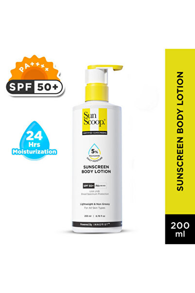 SunScoop 5% Niacinamide Daily Moisture Sunscreen Body Lotion SPF 50+ PA++++ -...