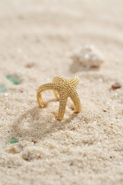 Generic Brand Mey Import ®   Gold Color Starfish Model Women's Ring