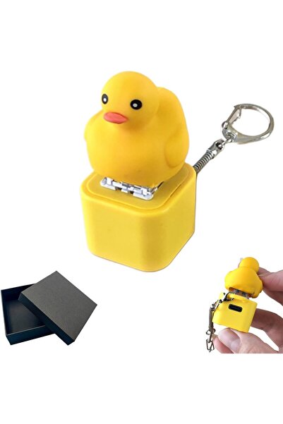 Arabest Duck Quacking Fidget Toy,Rechargeable Stress Reliever with Colorful L...