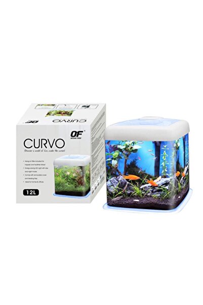 Ocean Free Acvariu 12 litri Curvo Tank albastru