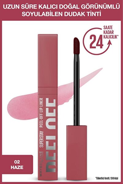 Maybelline New York Super Stay Peel Off Soyulabilen Dudak Tinti - 24 Saate Ka...