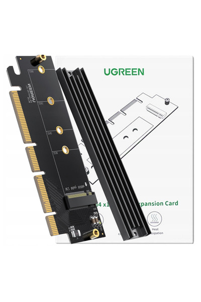 Ugreen Adaptor PCIe 4.0 X16 la M.2 NVMe pentru PC cu suport SSD