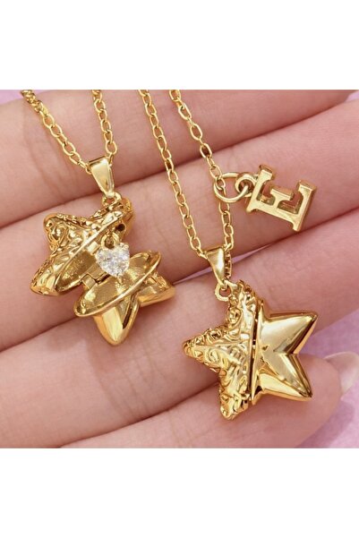 Heda Jewelry Love Star Kolye - İçi Açılabilir Yıldız Kolye