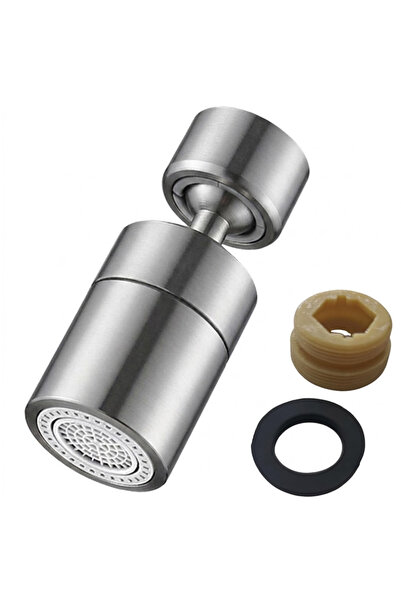 Temiz Pazar Double Hiz Adjustable Silver Faucet Head