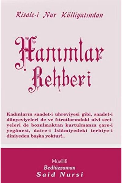Envar Neşriyat Hanımlar Rehberi Normal Boy (10*16 CM) - Tesettür Risalesi - B...