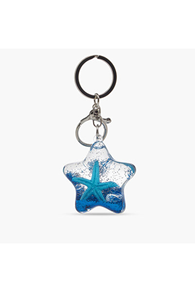 Lifestyle Liquid Starfish Keyring