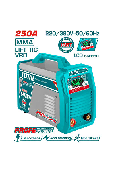 TOTAL Inverter Welding Machine 250A Mma/Tig Tw225079 Total