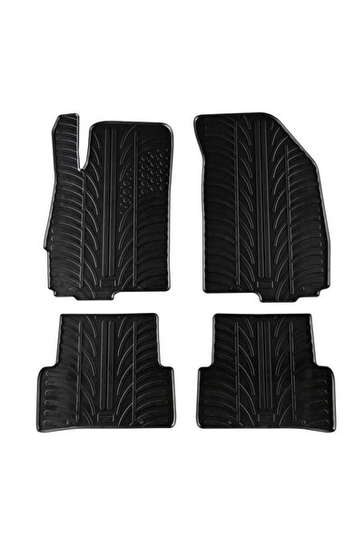 Gledring Πατάκια Αυτοκινήτου 0187 Chevrolet Aveo 2011- Μαύρα 4 Τεμάχια (CAR00...