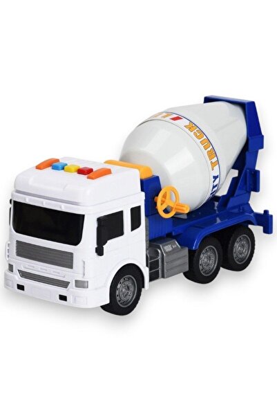 OEM Vehicul de Constructii pentru Copii, lumini si sunete, cu frictiune, Alb/...