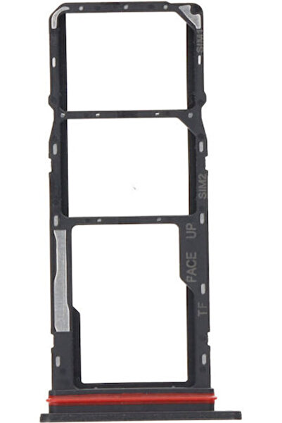 OEM Υποδοχή κάρτας SIM Μαύρο για Motorola Moto E32