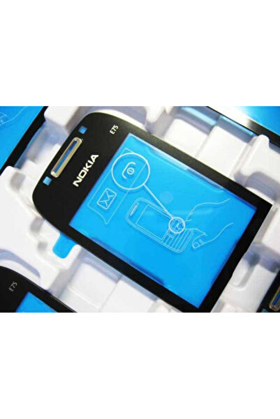 Nokia Οθόνη αφής κινητού τηλεφώνου για E75 (Ασημί)