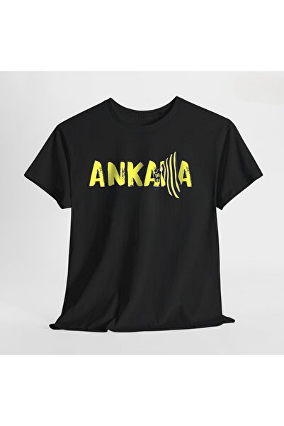 SARI T-Shirt for Fans Holding the Ankara Flag with a Crew Neck Collar.