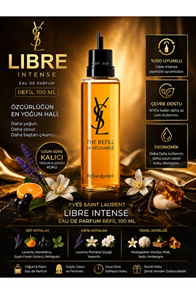 Yves Saint Laurent Libre Intense 100 ml - Lavanta Misk Amber Kokulu Kadın Par...