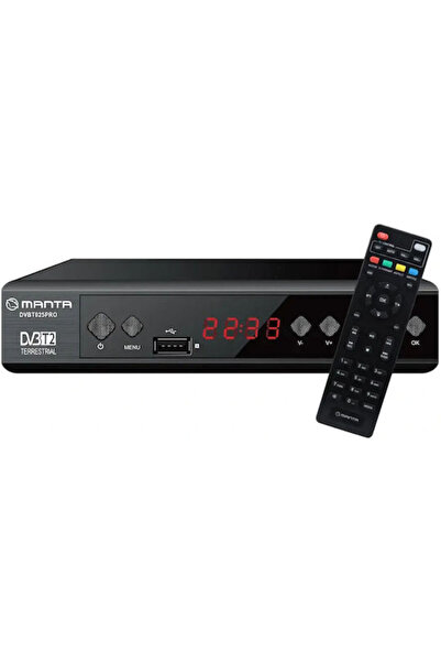 MANTA DVBT025PRO Mpeg-4 Ψηφιακός Δέκτης με Συνδέσεις SCART HDMI USB