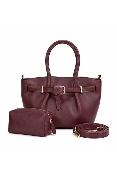 ÇANTAM GELSİN 2-Piece Hand and Shoulder Bag with Puppy Bag
