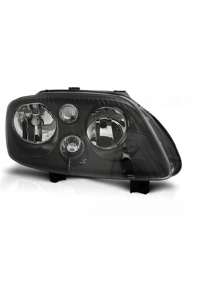 TYC Μπροστινός Δεξιός Προβολέας για VW Caddy 03-10 H7/H7 Μαύρος με Μοτέρ (CAR...