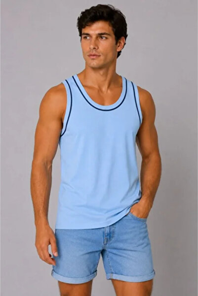 Şeker Portakalım Men's sports tank top bicycle collar sleeveless summer tank ...