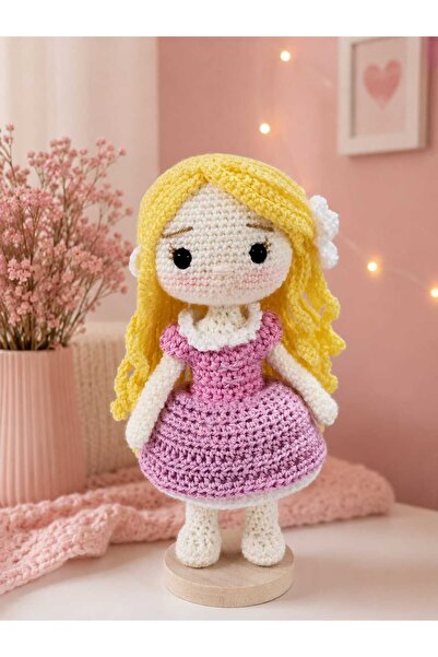 Handmade Rabanal Amigurumi: Hand-Crocheted Doll with Charming Details, 100% H...